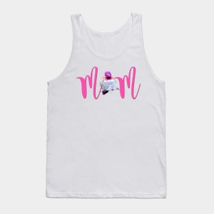 MOM - Pink Hummingbird Photo Tank Top